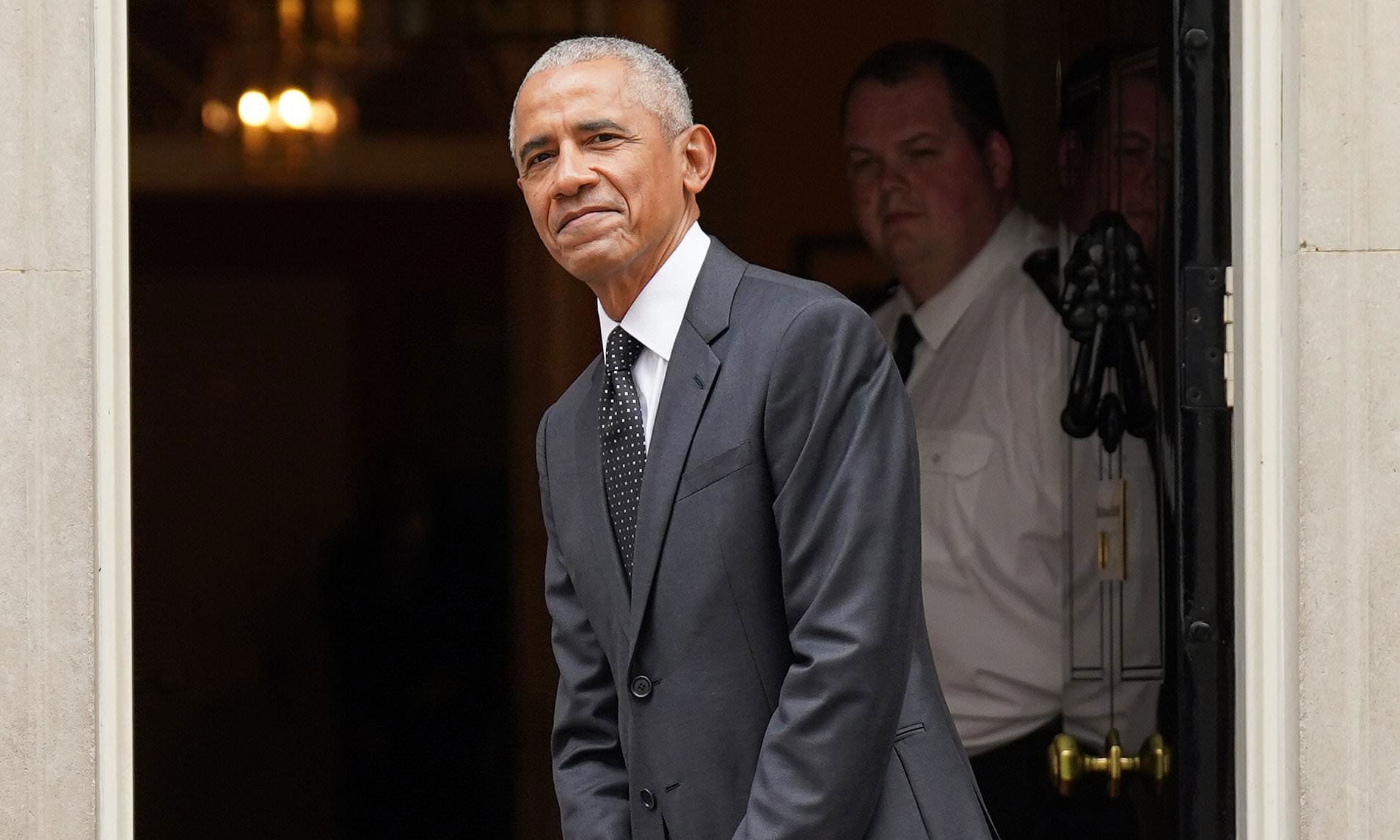 Former President Barack Obama Surprises London with Downing Street Visit
