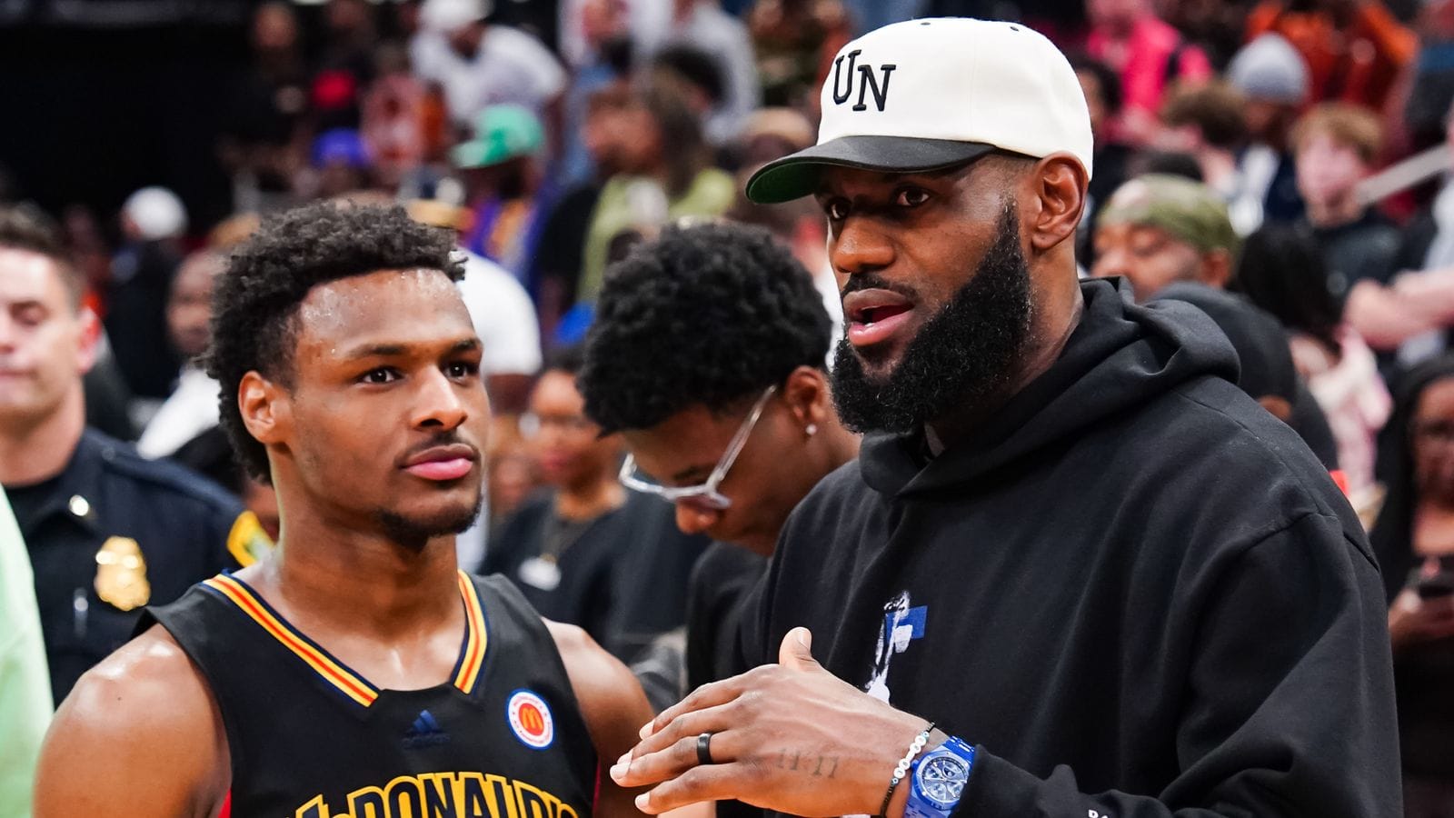Bronny James Joins Father LeBron on the Los Angeles Lakers