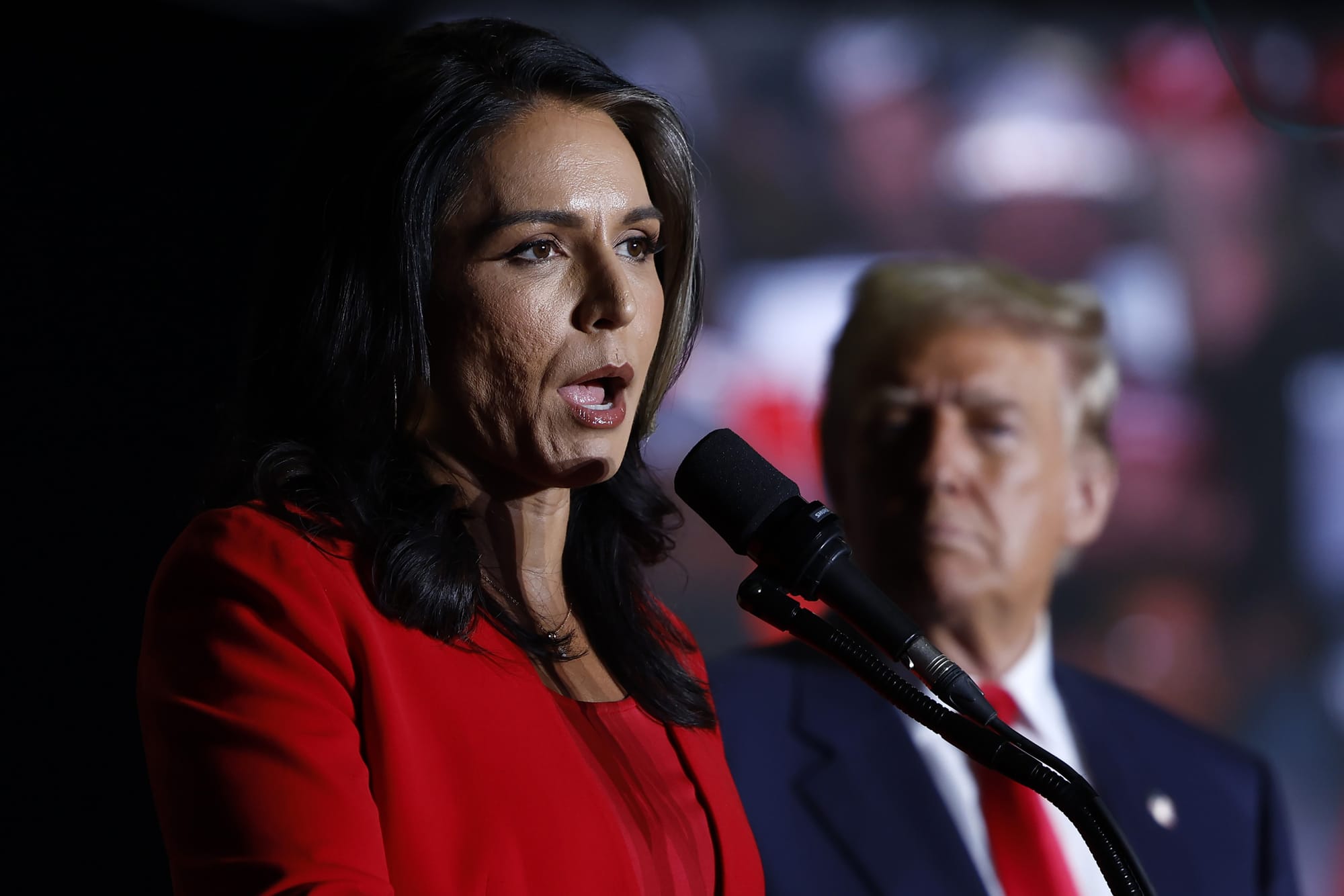 Tulsi Gabbard Officially Joins Republican Party at Trump Rally, Citing a Vision for Peace and People