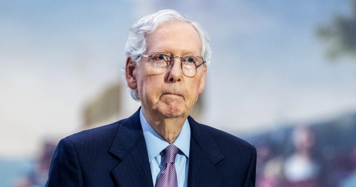 Mitch McConnell to Step Down as Senate GOP Leader in November, Ends Historic Tenure