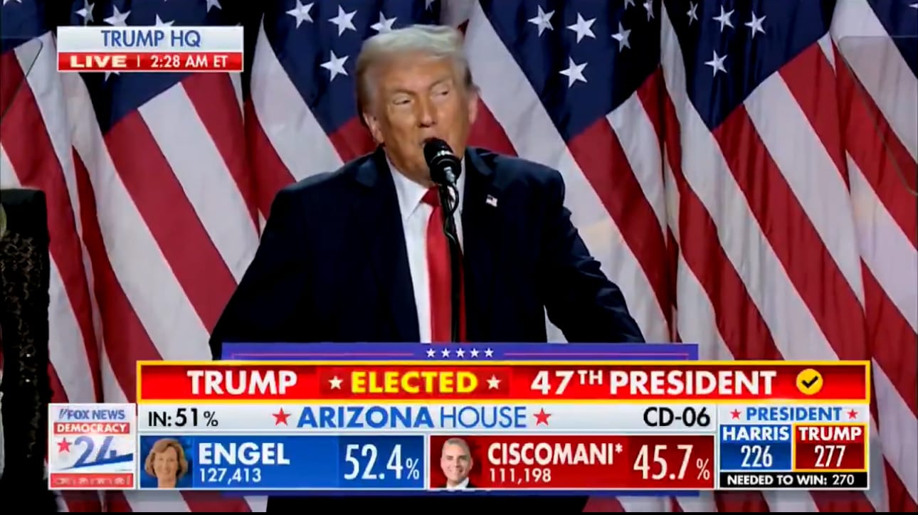 Trump Triumphs: Secures Second Nonconsecutive Term in Stunning Election Victory