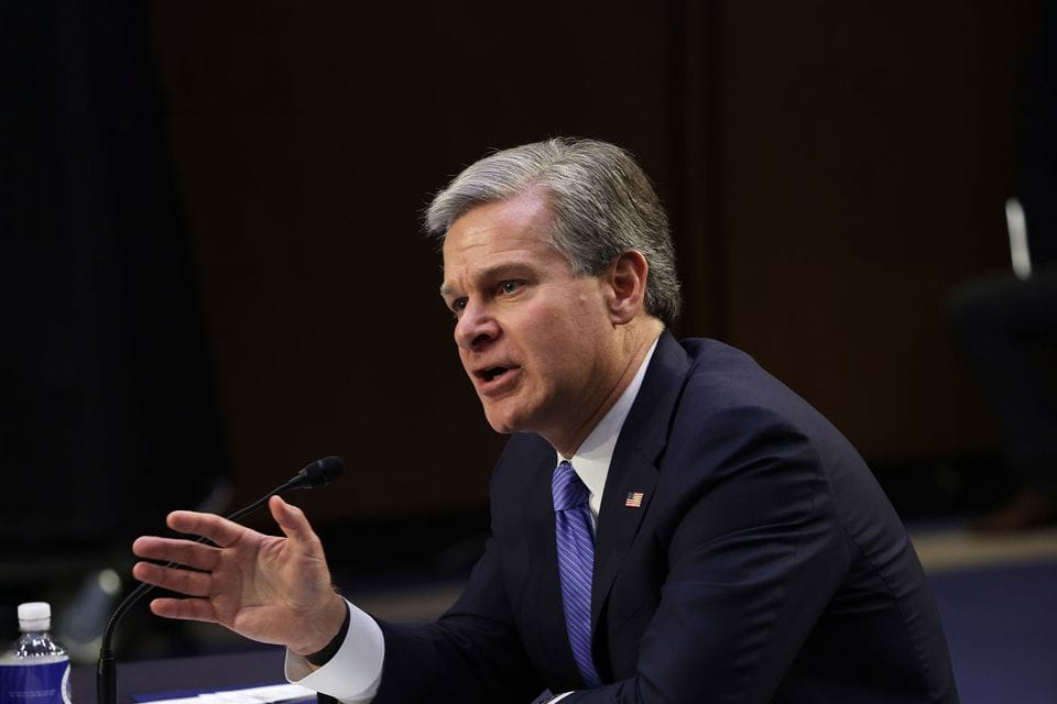 FBI Director Christopher Wray Announces Resignation Before Trump's Inauguration