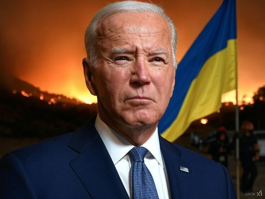 Biden's Ukraine Aid Draws Criticism Amid California Wildfire Crisis