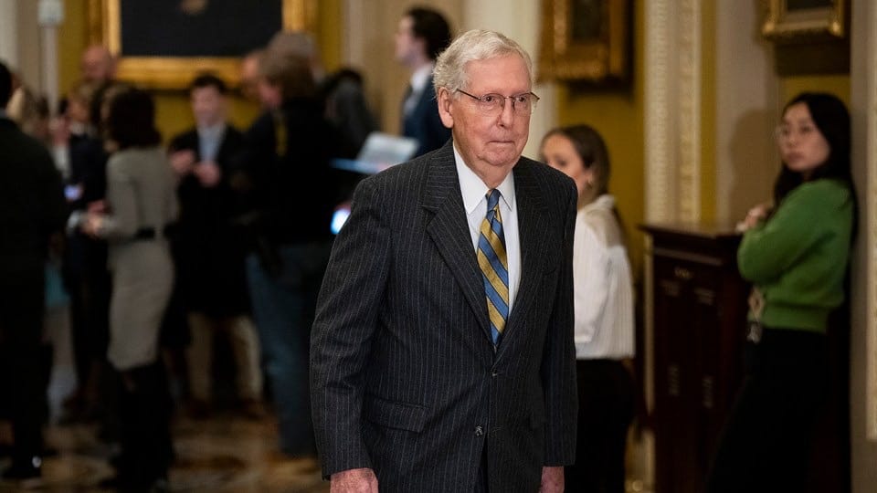 McConnell Falls Twice at Capitol, Sparking Health and Term Limits Debate