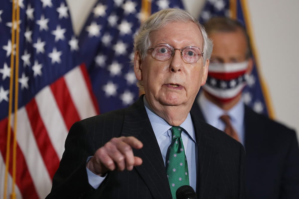 Breaking News: Mitch McConnell Throws Support Behind Trump for Presidential Bid post image